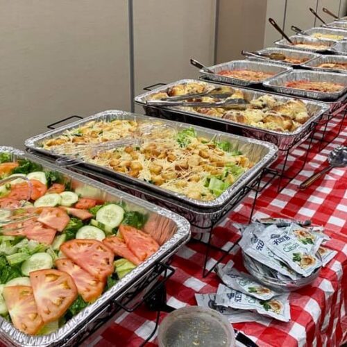 Salvo's Pizza Catering - Buffet Line
