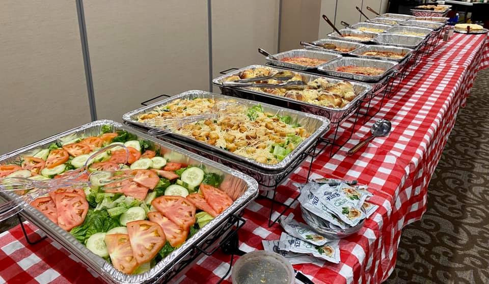 Salvo's Pizza Catering - Buffet Line